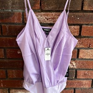Lavender tank body suit